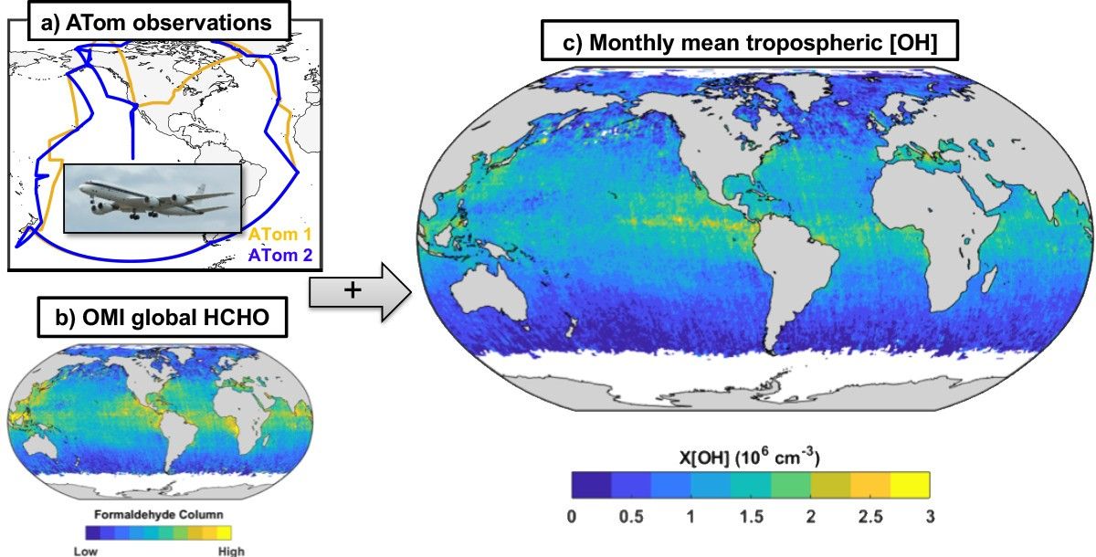 NASA visualization of oxidizing capacity over the remote troposphere